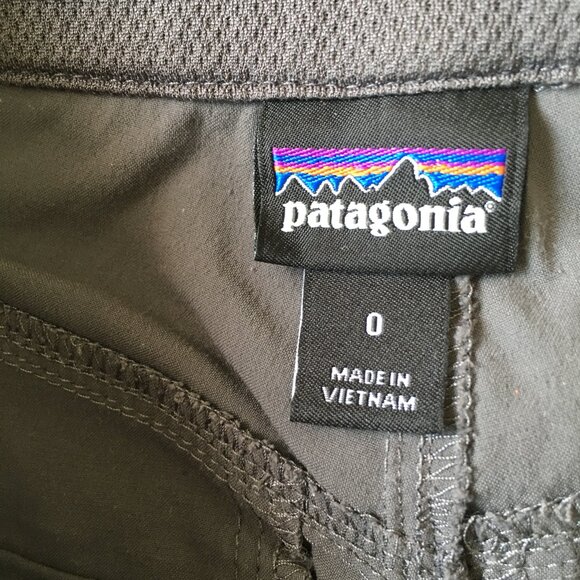 PATAGONIA Gray Zip Pockets Adjustable Length Drawstring Hiking Pant - Picture 2 of 16